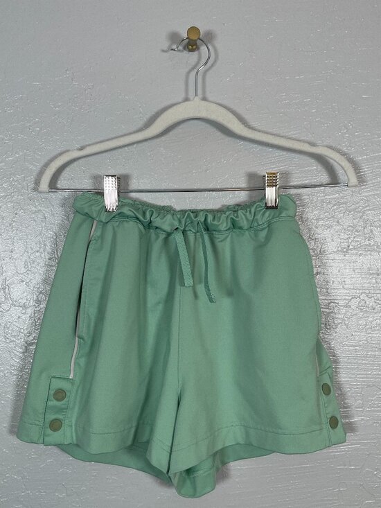 Gymshark Pants - Gymshark Women XS Green Recess Shorts Snaps Pocket Drawstring Athleisure Workout